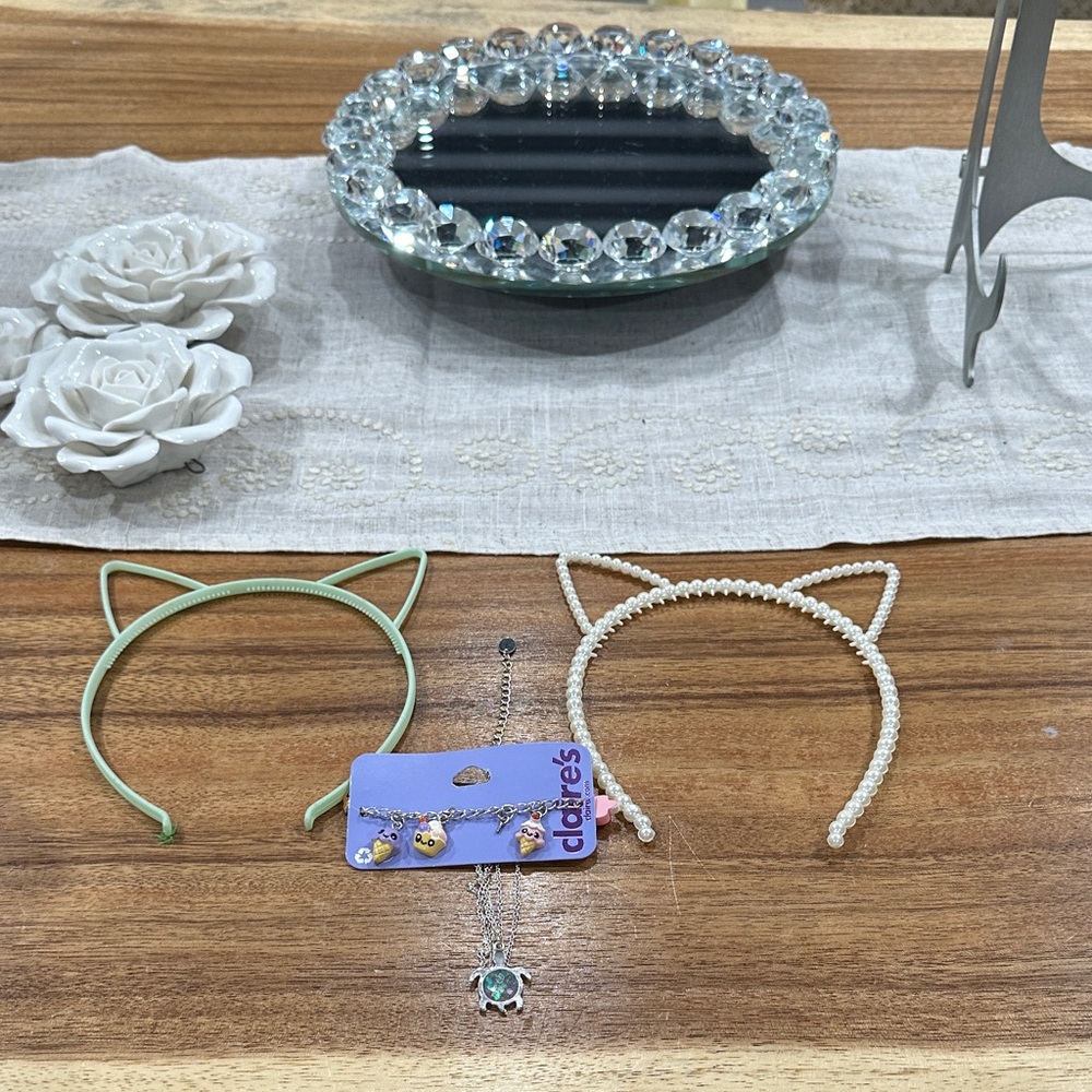 Claire's Cat Ear Headbands and accessories super cute!